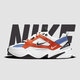 耐克（NIKE） 【潮】M2K跑步鞋女子V2K低幫透氣休閑輕便耐磨復(fù)古運(yùn)動老爹鞋 AO3108-101（白橙 走秀） 36.5
