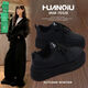 環(huán)球原創(chuàng)黑粉鞋子女2024新款爆款秋冬韓系潮休閑百搭厚底運(yùn)動板鞋