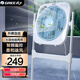 格力（GREE）風(fēng)扇落地扇轉頁(yè)扇遙控電風(fēng)扇升降轉頁(yè)扇家用落地扇鴻運扇臺扇自然風(fēng)電扇可拆卸 KYS-3001B-WG 白色