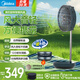 美的（Midea）電風(fēng)扇戶外可折疊無線充電落地扇遙控定時大風(fēng)力臺式桌面小風(fēng)扇家用便攜式轉(zhuǎn)頁扇輕音低噪節(jié)能搖頭 【充插兩用充電款】三段升降 一體伸縮可折疊收納 12檔風(fēng)速