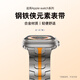 SZ LLQLTD適用Apple/蘋果手表watch s10全包防水保護殼Ultra2手表套Series44/45mm防磕碰s9/8/7/6/5鋼化膜 鋼鐵俠【鈦間橙 金屬合金鋼帶】 適用：iwatc