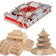 齊峰3d立體拼圖積木玩具擺件古建筑房屋模型禮物木質(zhì)兒童成人手工diy 四合院+天壇+太和殿