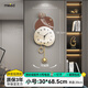 美世達（MEISD）高端創(chuàng  )意鐘表掛鐘客廳2025新款掛墻時(shí)鐘壁燈格柵裝飾掛件 【時(shí)來(lái)運轉】不加燈款+尺寸：30*