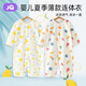 婧麒（JOYNCLEON）嬰兒連體衣春秋寶寶純棉打底哈衣新生兒衣服四季款爬服裝 小檸檬 66cm