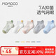 MOMOCO兒童網(wǎng)眼襪卡通圖案透氣吸汗男童寶寶短襪精梳棉A類嬰兒標(biāo)準(zhǔn)柔軟 愛的抱抱 5雙 9-12歲 (L) 建議腳長20-22CM