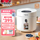 VDADA+日本進(jìn)口1.6L迷你型小電飯煲1-2-3人家用不粘鍋內(nèi)膽多功能智能蒸米煮粥煲湯燉煮一體單人小電飯鍋 鈴蘭白 1.6L 220*230*217mm