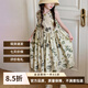 漢唐貝貝女童連衣裙夏裝2025新款洋氣兒童夏季薄款森系田園風(fēng)背心棉布裙子 淺黃色 120 (建議105-115cm 4-5.2周歲)