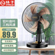 揚(yáng)子電風(fēng)扇小臺扇 落地扇家用學(xué)生宿舍 輕音新款12英寸\16英寸 定時(shí)搖頭小臺扇 16英寸黑色圓底臺扇鋁葉（3電源線）
