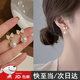 栢啟歆珍珠蝴蝶結(jié)耳夾耳釘無耳洞女養(yǎng)耳洞睡覺免摘高級感輕奢耳飾耳墜 蝴蝶結(jié)耳夾款