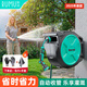 如沐自動收管水管車澆花水槍澆水神器洗車高壓水槍澆花水管園藝掛壁式 自動回收水管車15米+二合一水槍