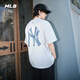 MLB男女短袖T恤做舊大logo速干涼感25新款時(shí)尚3ATSM0953-50IVS-XL