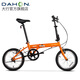 大行（DAHON）KT610折疊自行車16英寸單速男女學(xué)生上班上學(xué)城市通勤單車 橙色