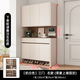 瑞美信定制入戶(hù)玄關(guān)鞋柜家用門(mén)口電梯家用一體實(shí)木奶油風(fēng)現代簡(jiǎn)約儲物柜 三門(mén)款120*35*200鞋柜