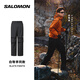 薩洛蒙（Salomon）白敬亭同款 戶外運動男徒步休閑防潑水輕便工裝長褲 SLATE PANTS 黑色C28035 L