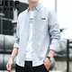 JEEP SPIRIT吉普七夕情人節(jié)禮物襯衫男長(zhǎng)袖男士襯衣工裝戶外休閑上衣男裝外套