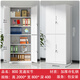 豫鋼盾辦公文件柜2米高鐵皮柜窄柜檔案資料柜財務(wù)憑證柜鋼制儲物柜帶鎖 80寬通雙節2米高 0.8mm