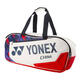 尤尼克斯（YONEX）國家隊同款羽毛球包 大容量單雙肩手提運動(dòng)背包 yy運動(dòng)比賽收納包 白紅色 國家隊手提包BA02331