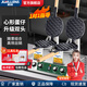 君凌商用雞蛋仔機創(chuàng)業(yè)開店專用電熱港式香港雞蛋仔機器心形蛋仔QQ雞蛋仔餅燃氣擺攤?cè)A夫餅機 【輕奢型】黑色-電熱-雙頭丨心形+心形+禮包