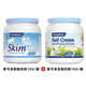 美可卓藍(lán)妹子脫脂成人奶粉1kg/罐+藍(lán)胖子全脂成人奶粉1kg/罐