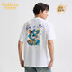 卡賓精致繡花T恤25夏季生動(dòng)有趣色彩豐富 米白色12  XL /180/52 