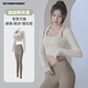 維多利亞旅行者瑜伽服套裝女秋冬長(cháng)袖健身服跑步運動(dòng)服性感晨跑訓練服兩件套M