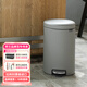 brabantia柏賓士進(jìn)口12L垃圾桶衛(wèi)生間客廳家用臥室高級(jí)帶蓋腳踏式衛(wèi)生桶 礦物深灰【12L】