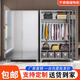 定制304不銹鋼衣柜臥室推拉門(mén)大衣柜掛衣柜多層陽(yáng)臺收納柜雜物柜 任意定制聯(lián)系客服（單拍不發(fā)貨） 加厚款