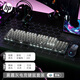 惠普（HP）機械鍵盤(pán)鍵鼠套裝有線(xiàn) 辦公電競游戲臺式機筆記本電腦 側刻漸變霧霾灰 白光青軸