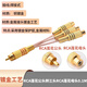DZQJ蓮花視頻連接線三通一分二 RCA轉(zhuǎn)接頭插座 音頻線延長線公母 RCA蓮花公頭轉(zhuǎn)三頭RCA蓮花母頭0.1m