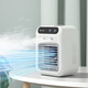 奧飛康【官方直營(yíng)正品】水冷空調(diào)扇USB充電款噴霧加濕迷你冷風(fēng)扇家用宿舍移動(dòng)桌面靜音大風(fēng)力電風(fēng)扇制冷 中文充電插電兩用 白色