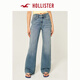 HOLLISTER25夏季復(fù)古baggy風(fēng)寬松高腰牛仔褲女裝KI355-5362 中間色 28 155/72A 6短版