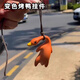 束芬變色鴨子掛件2025新款紫外線變色烤鴨鑰匙扣可愛(ài)解壓裝飾背包掛件 Q0117變色烤鴨掛件