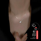 曼蒂婭s925銀愛(ài)心項(xiàng)鏈女輕奢小眾設(shè)計(jì)ins甜美簡(jiǎn)約心形鎖骨鏈閨蜜禮物 雙愛(ài)心項(xiàng)鏈銀色