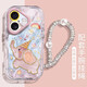 諾梵爵適用蘋果16promax手機殼2025新款iPhone16套油畫小象15的14帶掛繩13超火12系列11小眾高級感新品  【羽紗色+珍珠手鏈】油畫小象 iPhone 15