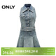 ONLY 2025春季時尚百搭顯瘦翻領(lǐng)牛仔連衣裙女|125142015