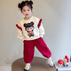 哈羅小黃鴨（G.DUCKKIDS）哪咤兒童服裝女童套裝春季2025新款洋氣春裝哪吒衣服女寶寶兩件套 圖片色 兩件套 120 cm