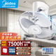 美的（Midea） 頂扇樓頂扇吸頂扇商用學(xué)校宿舍工業(yè)大風(fēng)力節(jié)能交流定頻壁扇家用客廳搖頭吊頂風(fēng)扇 FD40-11A
