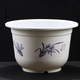 嫻雅地面簡(jiǎn)約桌面塑料花盆圓形大號(hào)園藝陽(yáng)臺(tái)托盤(pán)花盤(pán) 300型26厘米含托盤(pán) 大
