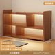 卓禾實(shí)木桌面置物架辦公桌上書(shū)架工位可伸縮收納儲物柜子家用簡(jiǎn)易書(shū)柜 【清倉促銷(xiāo)-胡桃色雙層】高密板