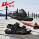 回力涼鞋男2025新款夏季戶外開(kāi)車(chē)兩穿運(yùn)動(dòng)涼拖鞋青少年舒適軟底沙灘鞋 黑色 【一鞋兩穿 可拆卸后跟】 42