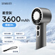 向物（SOTHING）手持小風(fēng)扇制冷空調隨身便攜式迷你小電風(fēng)扇usb充電超長(cháng)續航大風(fēng)力辦公室學(xué)生宿舍靜音小風(fēng)炮 【星空灰】超導制冷丨3600mAh