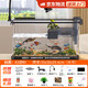 寵小島魚缸烏龜飼養(yǎng)缸魚龜混養(yǎng)生態(tài)一體缸帶曬臺(tái)過(guò)濾制氧生態(tài)造景養(yǎng)龜箱 京倉(cāng)發(fā)貨 · 大號(hào)黑色【奢華過(guò)濾套餐】