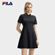 FILA 韓素希同款|斐樂官方女裝連衣裙2025夏季新款時尚防曬涼感裙子 傳奇藍-NV L 170/88A/L