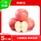 京鮮生山東煙臺紅富士蘋果5斤裝單果80-85mm新鮮水果 源頭直發(fā)包郵