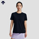 DESCENTE迪桑特WOMEN’S TRAINING系列女士短袖針織衫 BK-黑色 L (170/88A)