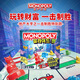 MONOPOLY地產(chǎn)大亨富翁親子互動家庭桌游游戲兒童玩具禮物一擊制勝F8995