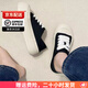 小回力家品牌特價(jià)春夏新款丑萌大頭面包鞋女百搭兩穿帆布鞋厚底增高小白鞋 黑色 35