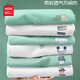 名創(chuàng)優(yōu)品（MINISO）短袖男冰絲夏季男童高級感降溫休閑寬松半袖高中學(xué)生痞帥百搭T恤 水綠色(清新折簽胸標(biāo)) L 175(30天質(zhì)量問題全額退)
