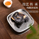 宏中（hongzhong）  紫砂金蟾 茶寵 三足金蟾 蜍 茶盤(pán)擺件 手工茶玩 黃眉金蟾 紫泥