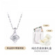 泰聚福四葉草項鏈女純銀輕奢小眾高級感鎖骨鏈送女友閨蜜520情人節禮物 項鏈+贈香檳玫瑰禮盒